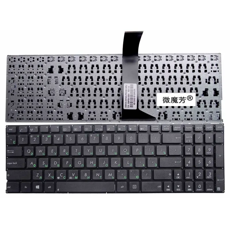 RU черная новая клавиатура для ASUS X550C K550 A550C A550VB Y581C X550 R510JK русская|x550 keyboard|keyboard