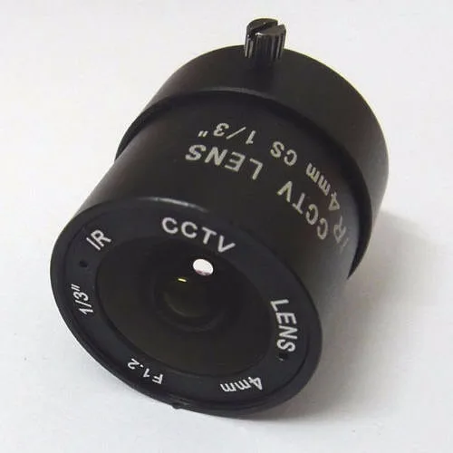 4 мм F1.2 CS Mount Fixed IR lens 1/3 &quotCCTV Security Camera 78 градусов View Angle (SL 4012F)|ir lens|cs mountlens ir |