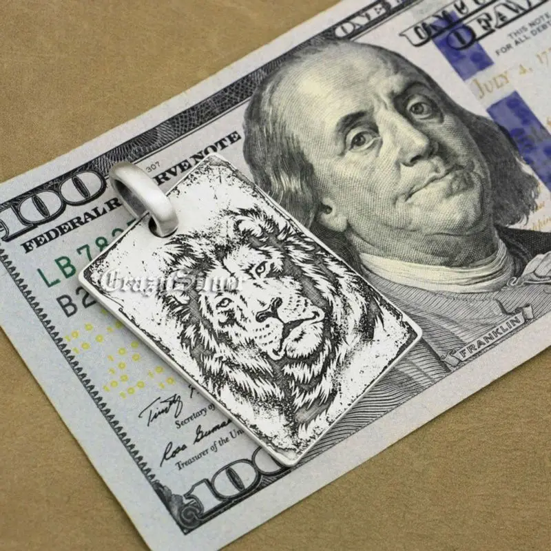 Панк Мода Высокая точность глубокая гравировка Созвездие теги Твердые