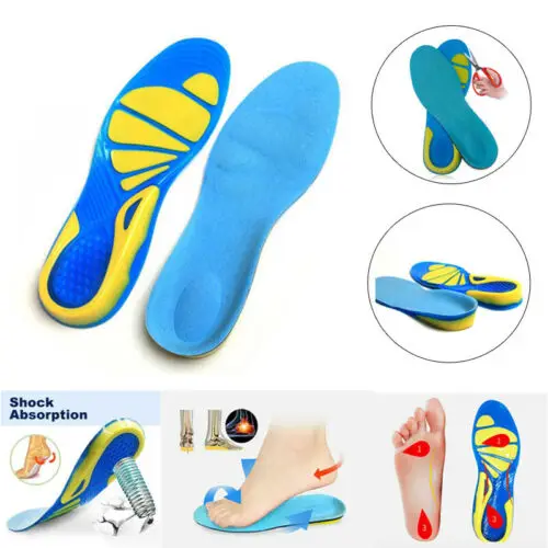 Силиконовые гелевые стельки для ухода за ногами подошвенного фасциита пятки