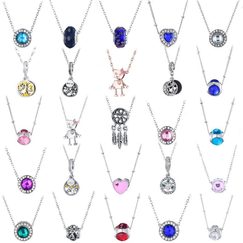 Женское и детское ожерелье Bella Tree Of Life модное серебристого цвета Ловец снов