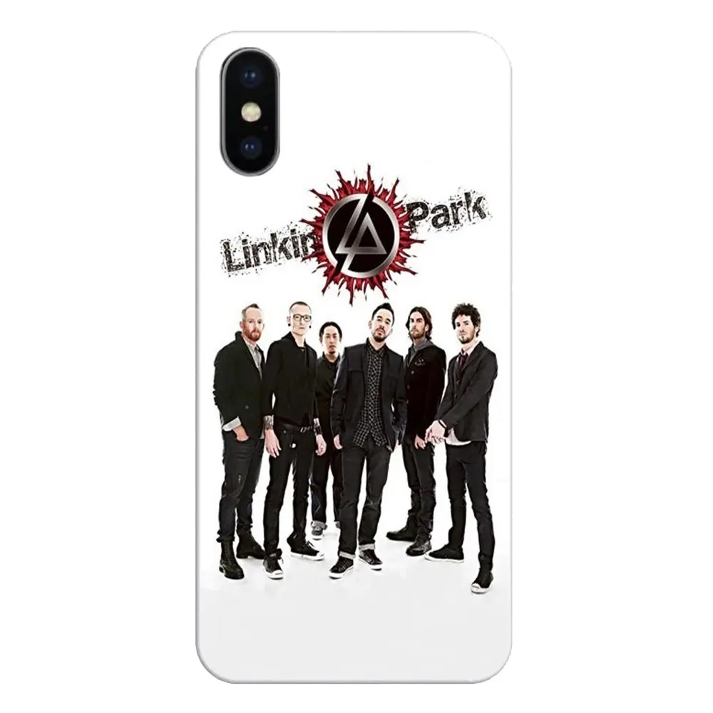 Для Xiaomi Mi A1 A2 5X6X8 lite SE Pro Max Mix 2 2S 3 Mi5 Mi5S силиконовый чехол для телефона Rock Band Burning Linkin