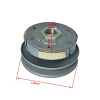 motorcycle belt pulley driven wheel clutch assembly cover for gy6 50cc 80cc 139qmb 139qma moped scooter taotao spare parts