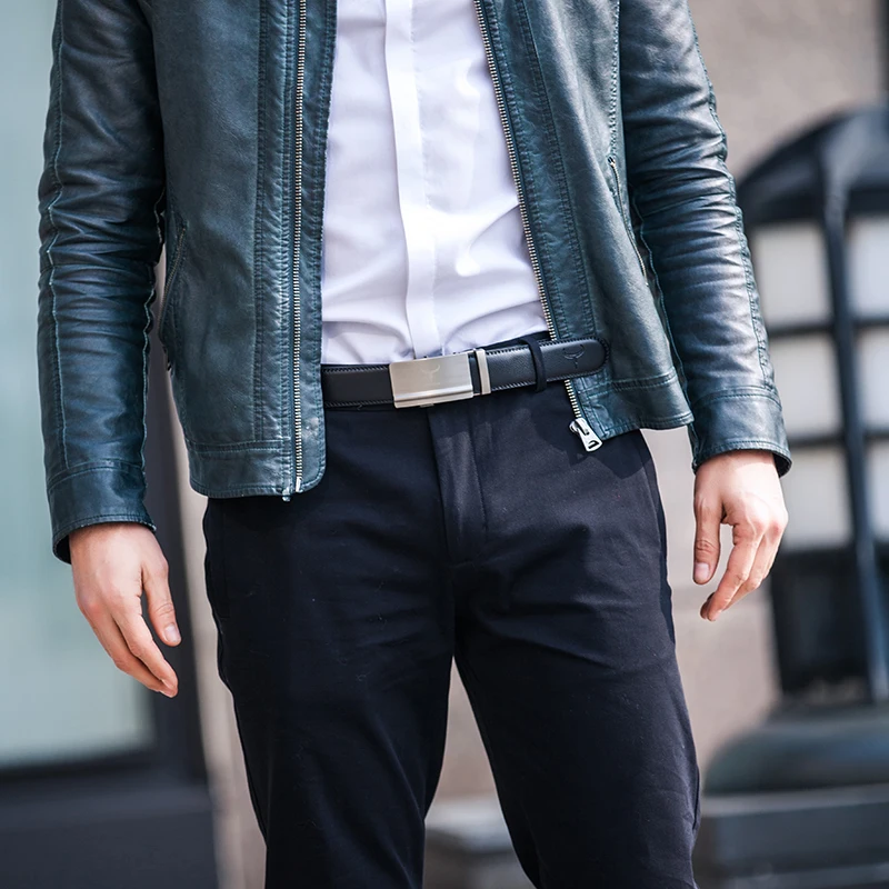 COWATHER Горячие продажа мода 100% корова натуральная кожа мужчины пояса роскошь