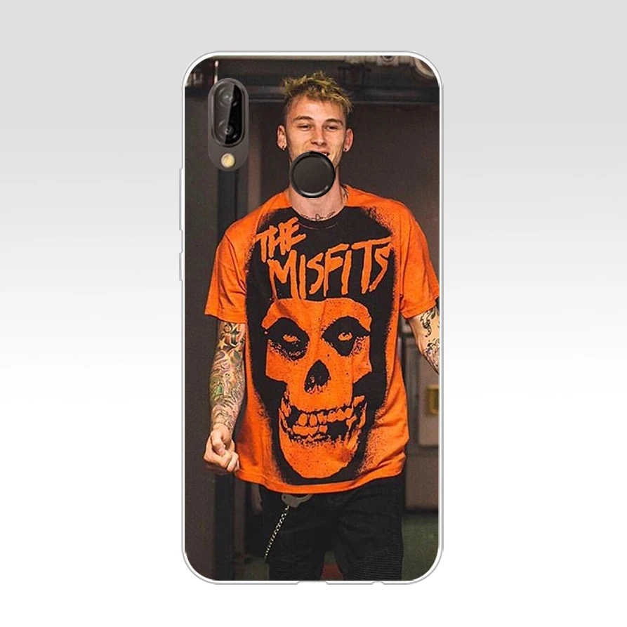 Мягкий силиконовый чехол из ТПУ для huawei Nova 3 3i p smart 122H Mgk Machine Gun Kelly со шнуровкой|Бамперы| |