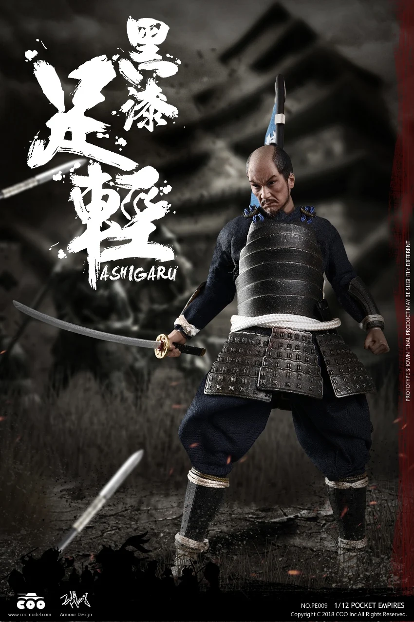 Coomodels 1/12 Ashigaru PE008 обычная коллекция Ver PE009 фигурка для любителей праздника