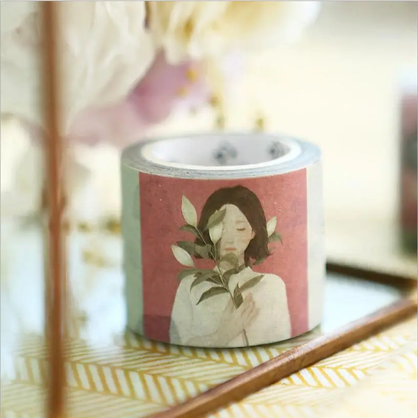 3 см в ширину серия акварельных персонажей Васи лента клейкая сделай сам