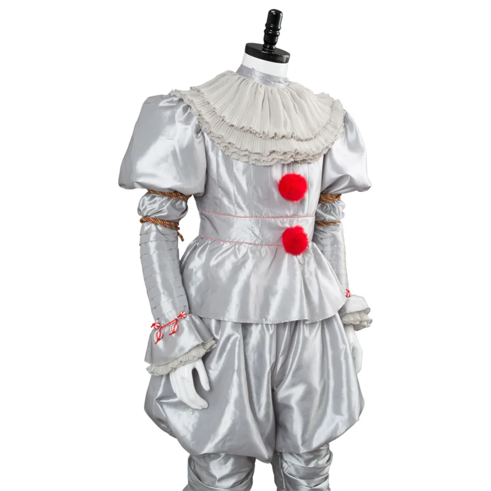 IT 2 Pennywise костюм клоуна для косплея Стивен Кинг это костюм наряд Хэллоуин Карнавал косплей костюмы