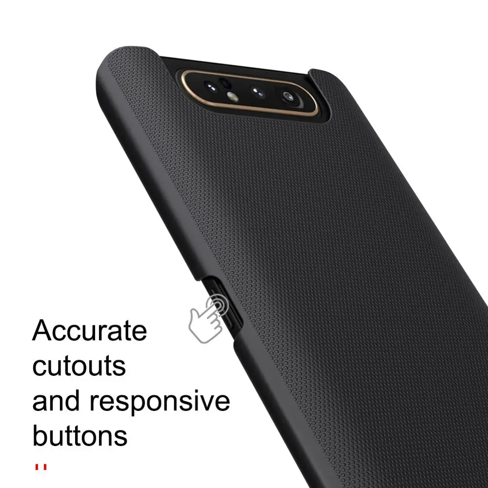 Чехол для samsung Galaxy A80 A90 NILLKIN Супер Матовый Защитный матовый жесткий чехол для samsung A80 A90 Подарочный держатель для телефона