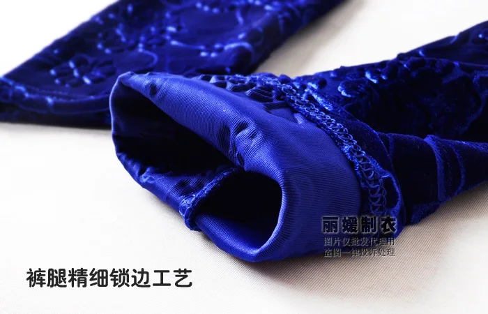 2014 Women's Spring and Autumn explosion models big yards Korea wholesale gold embossed velvet leggings fashion nine feet pants | Женская