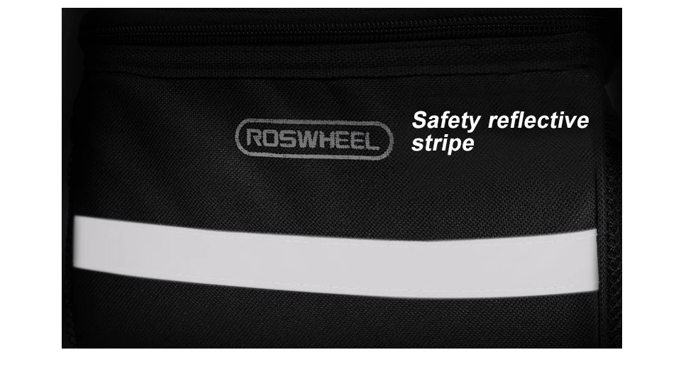 Велосипедная сумка ROSWHEEL передняя рама руля Сумка велосипедная голова сумка с тачскрином ПВХ сумки для телефона аксессуары