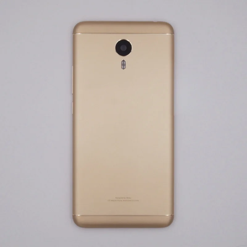 Gold M681 BaanSam чехол на заднюю крышку батарейного отсека для MEIZU M3 Note 5,5 дюйма M681 с объективом камеры+ антенной без кнопки громкости питания - Цвет: Gold M681