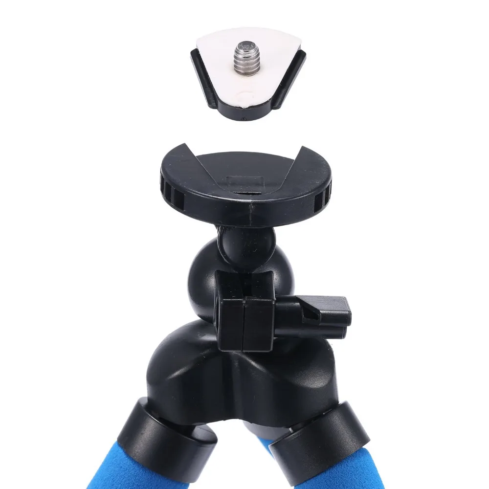 Гибкий штатив Трипод 10 6 дюйма с держателем и адаптером для штатива Gopro Hero 3/3