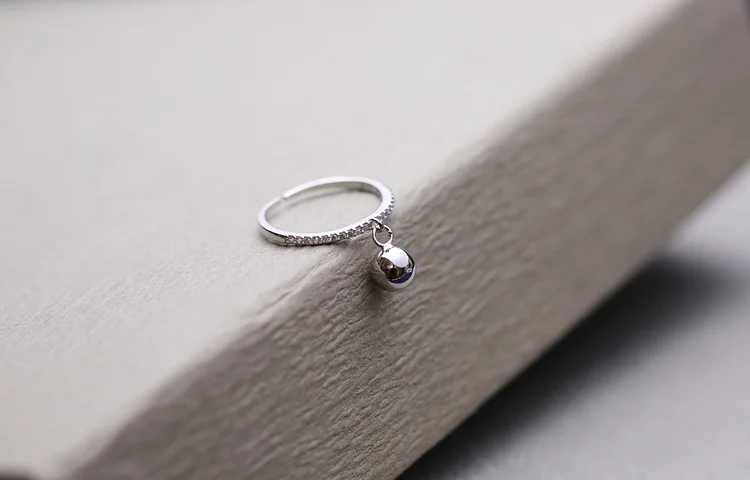 Женское вечерние ЦО из серебра 925 пробы с бусинами|ring spacer|ring ring festivalring nose |