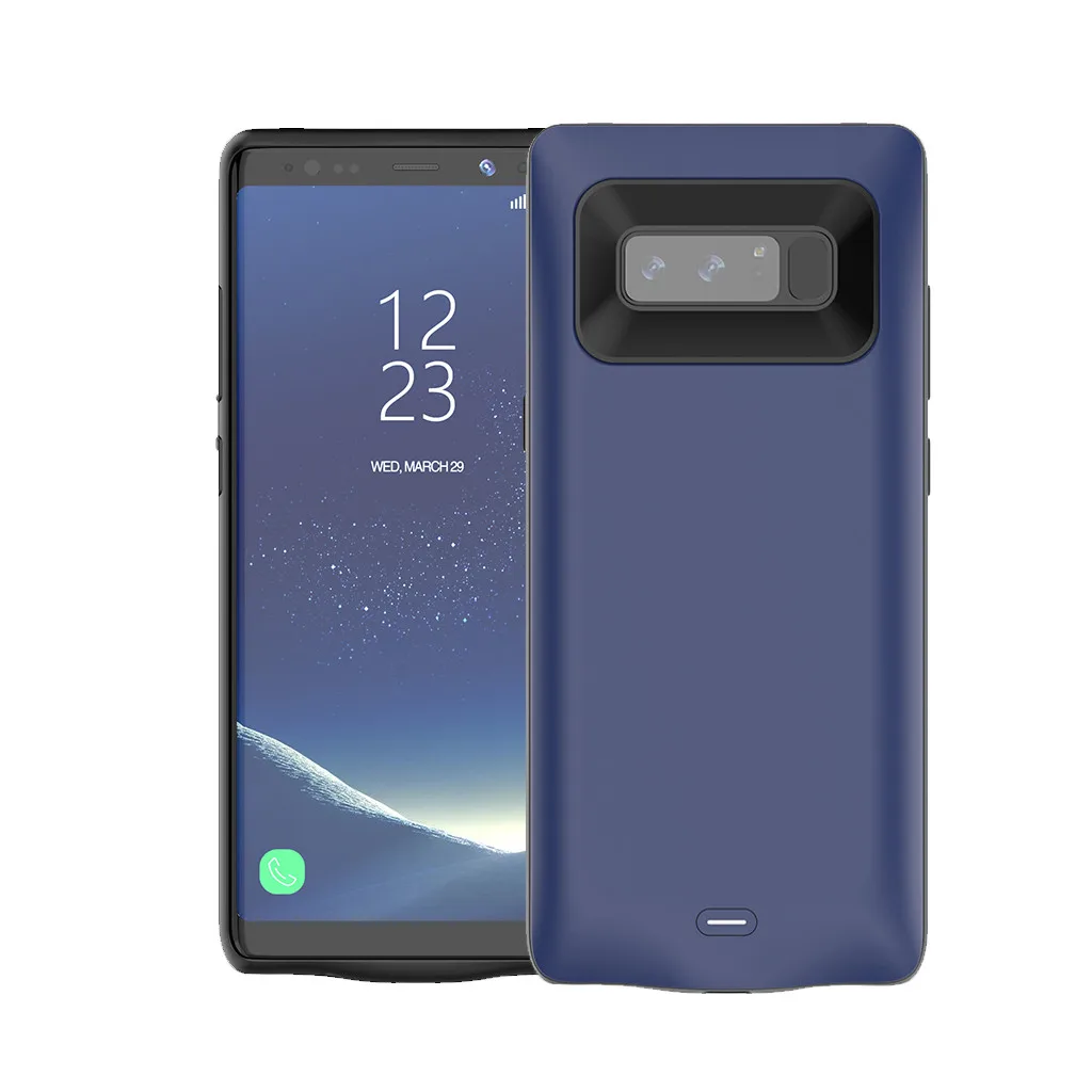 5500 мАч Расширенный чехол для зарядки телефона для samsung Galaxy Note 8 удобный мягкий и жесткий умеренный пылезащитный чехол