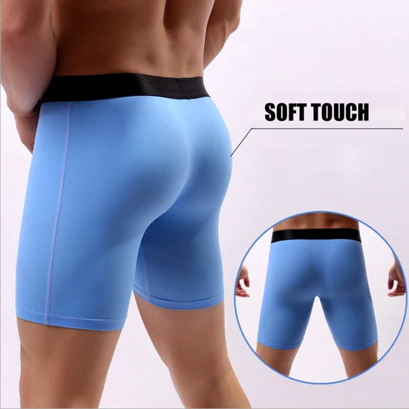 Марлевые шорты Боксеры длинные Ethika трусы-боксеры из Ice Silk Homme сексуальное Calecon Ethika Мужское нижнее белье боксеры для мужчин нижнее белье шорты для мужчин