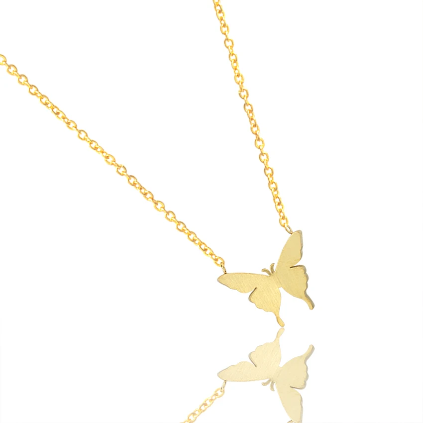 Оптовая продажа 10 шт. минималистичное ожерелье с подвеской в виде Золотой