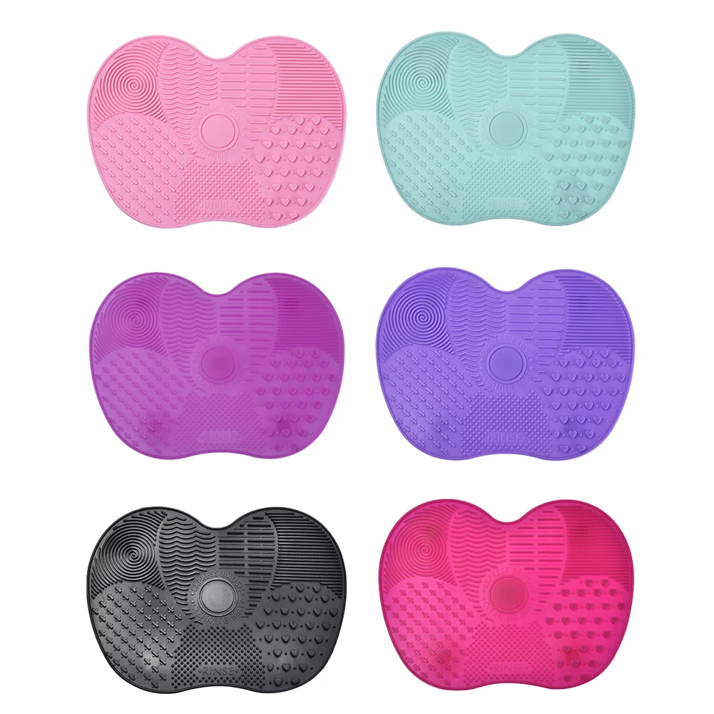 Silicone Makeup Brush Cleaner Cleaning Mat Hand Tool Cosmetic Scrubber Board Beauty Cleaning Tools for woman