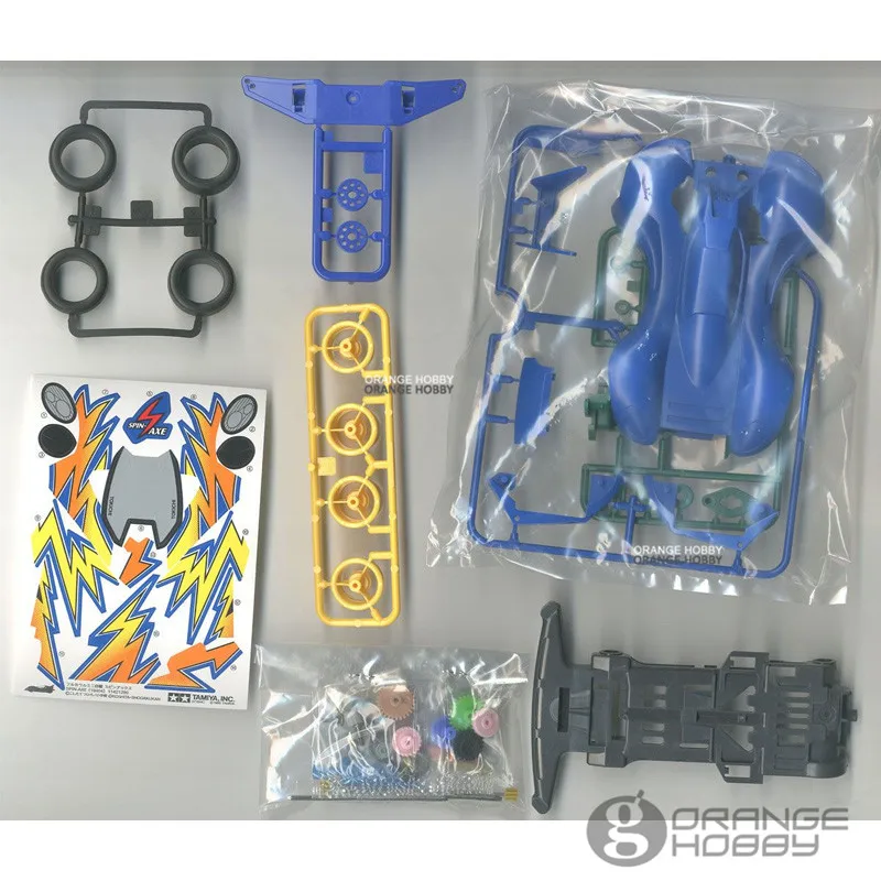 OHS tiiya 1/32 Mini 4WD топор с вращением (супер 1 корпус) в сборе комплекты пластиковых