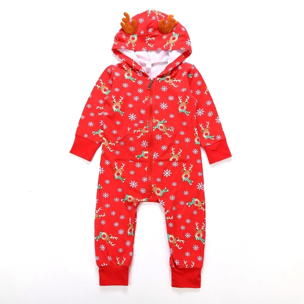 Baby Rompers Cotton Boy Clothes Christmas Girl Winter Newborn Roupas Bebe Infant Jumpsuits Elk | Детская одежда и обувь