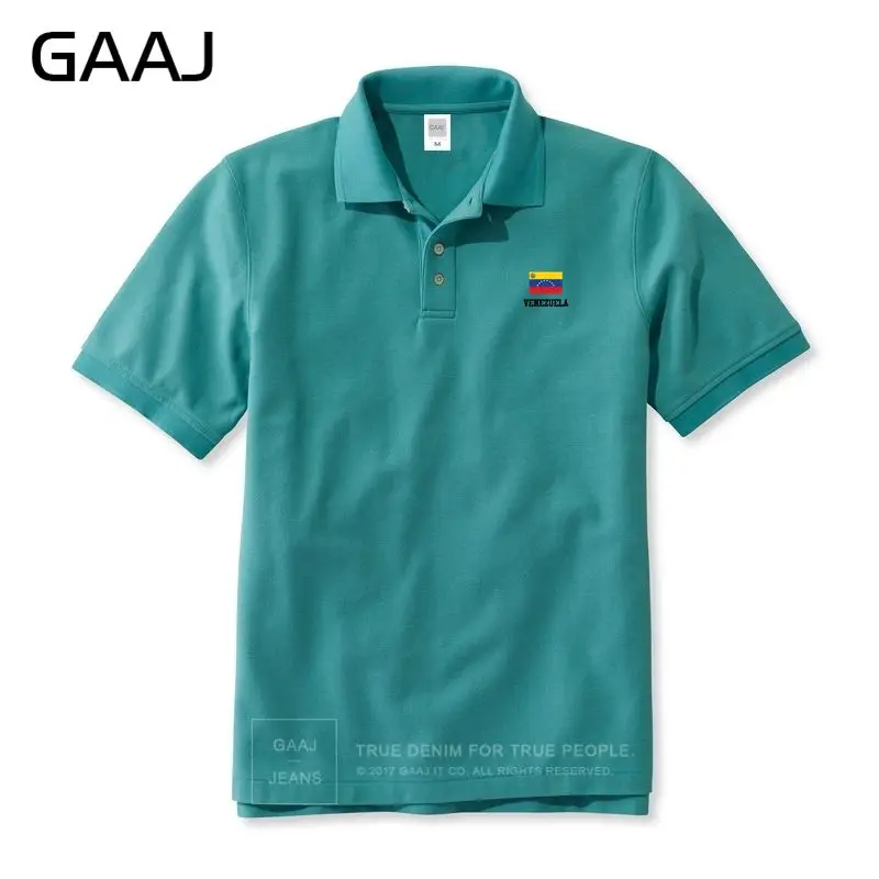 GAAJ Venezuela Flag Polo рубашки для мужчин и женщин унисекс повседневные однотонные летние рубашки поло для мужчин Деловая и Повседневная рубашка высокого качества# 4XE8F