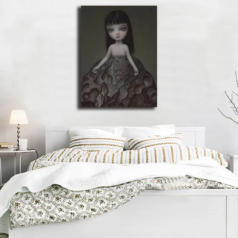 Картина на холсте странный темный мир для детей|Рисование и каллиграфия| |