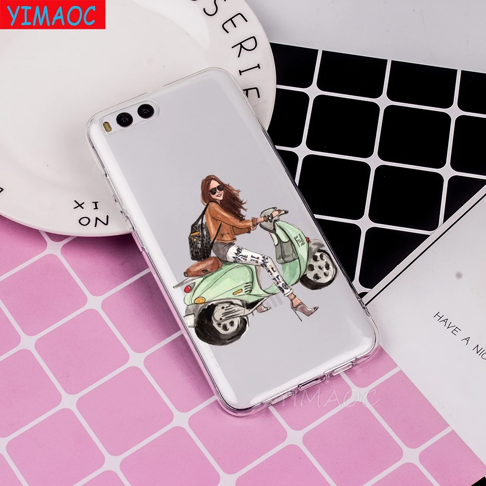 Мягкий силиконовый чехол YIMAOC для девочек на лето Xiaomi Mi 8 SE 6 A1 MiX 2S Redmi 4X 5A S2 Note 4 5 Pro Plus