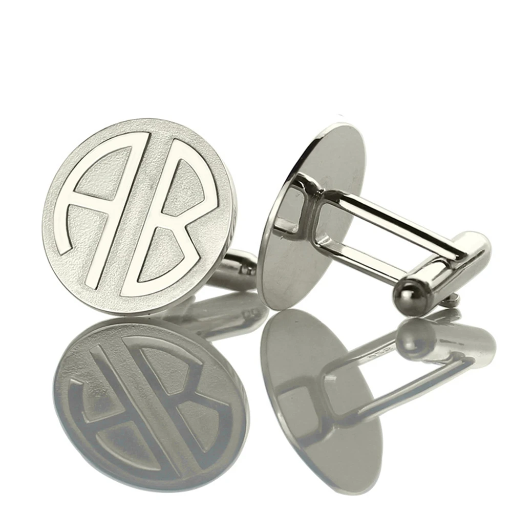 Sweey Прямая поставка персонализированные мужские запонки с гравировкой