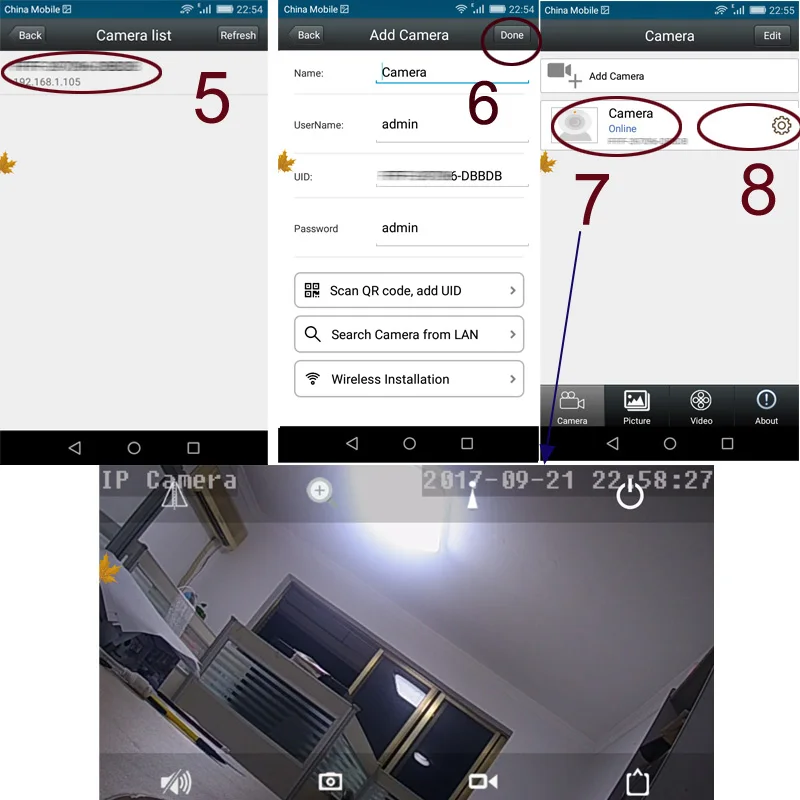 JIENU 720P 960P 1080P ip камера с wifi беспроводная камера видеонаблюдения P2P поддержка карты памяти onvif