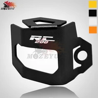 for rc 200 motorcycle cnc rear brake fluid reservoir guard cover protect rc 200