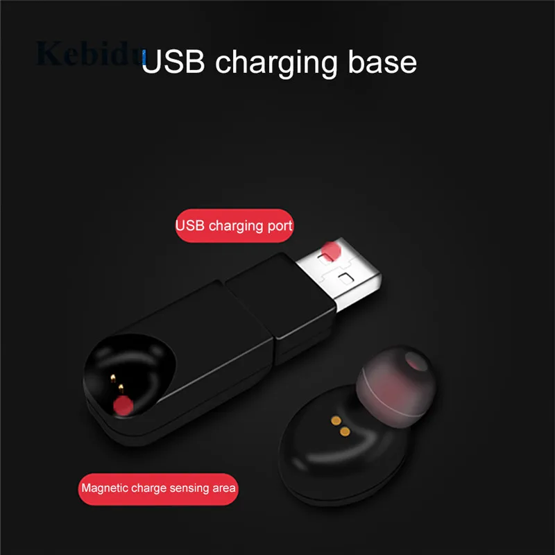 KEBIDU X17 Мини Bluetooth наушники беспроводная гарнитура handsfree USB Магнитная Зарядка для