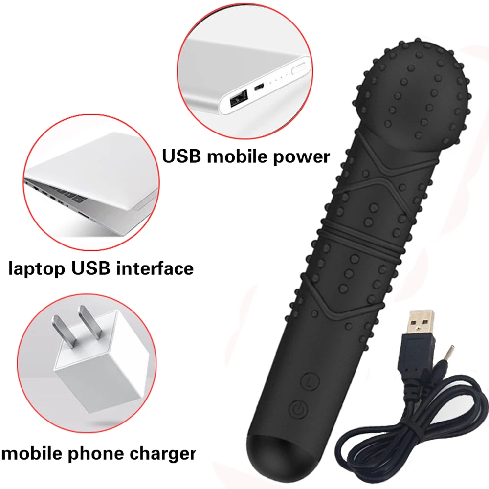 FAAK G-spot вибратор секс USB зарядка 7 скоростных режимов массажер интимные игрушки