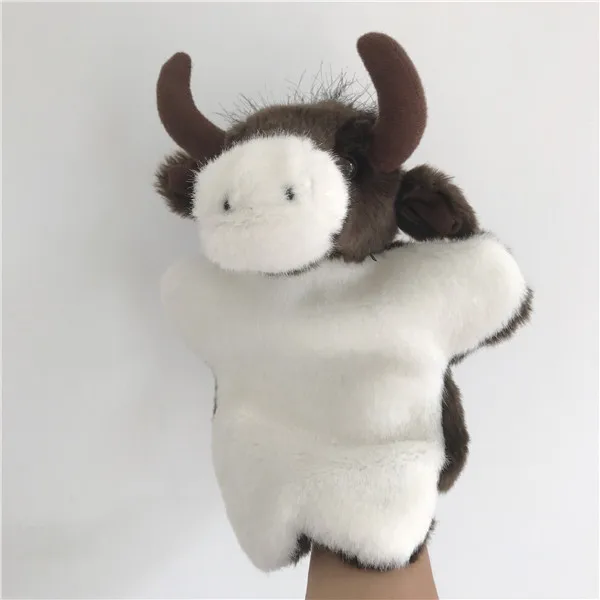 cattle Симпатичное моделирование животных Коала корова петух свинья белка Ручные куклы Моделирование животных плюшевые игрушки Дети День рождения Рождественский подарок - Цвет: cattle