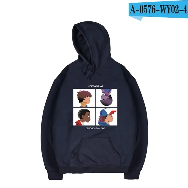 Navy Blue Aikooki модные толстовки с капюшоном, толстовки с капюшоном для мужчин/женщин, осенне-зимние толстовки с капюшоном в стиле хип-хоп - Цвет: Navy Blue