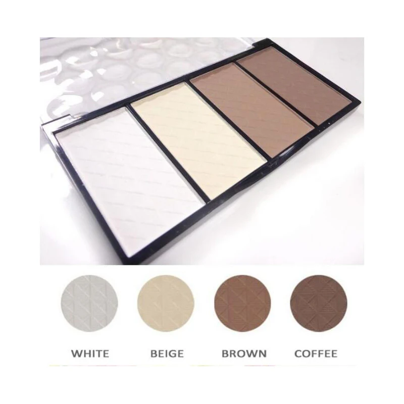New Professional 4 Colors Concealer bronze Camouflage Makeup Neutral Palette Primer Contour Facial Shadow Highlighter V Face | Красота и