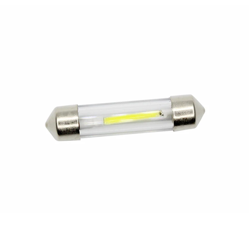 SUNKIA 2 шт./лот гирлянда 31 мм 36 39 42 C5W Интерьер DC12V COB нити LED Купол Лицензия стекло