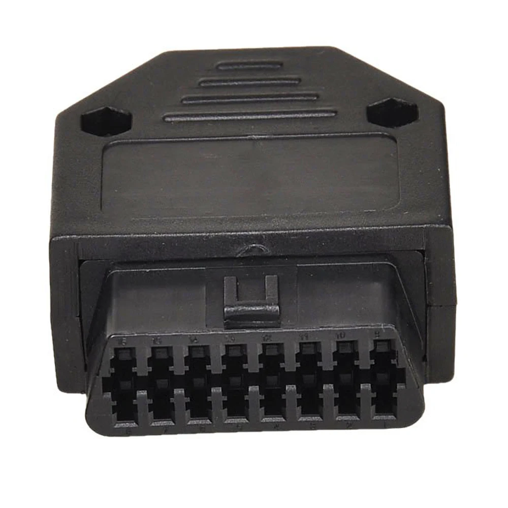 OBD2 OBD II 16 контактный разъем гнездо диагностический инструмент адаптер Разъем +