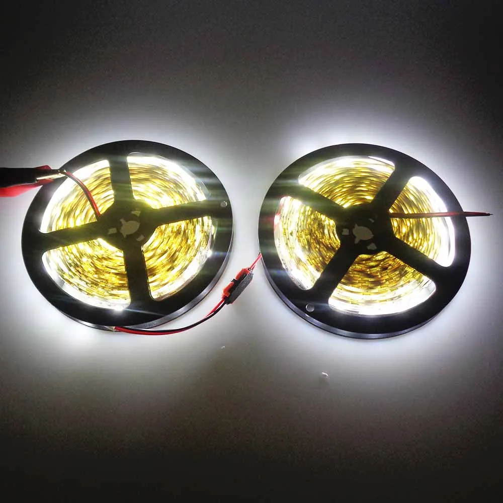 10 м/лот Светодиодная лента 5050 600Led SMD свет DC12V один цвет красный ww синий белый