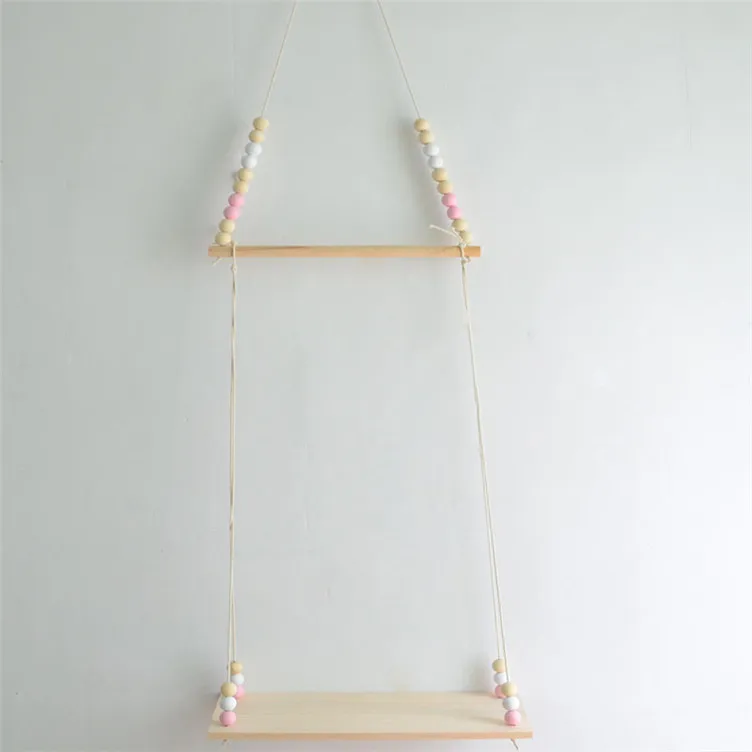 Детская деревянная жемчужная полка в скандинавском стиле для украшения