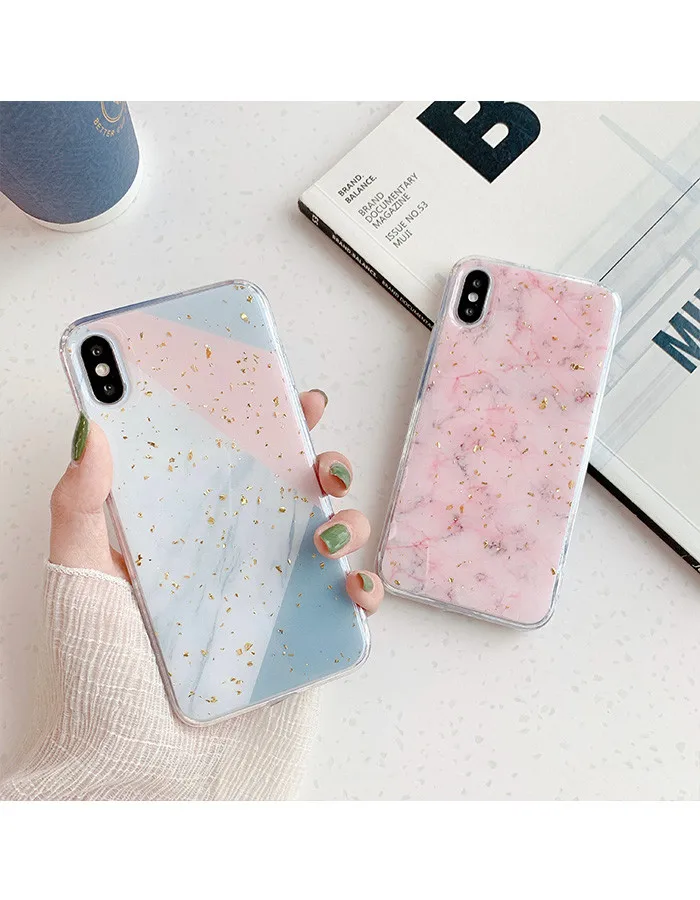Gimfun Блестящий Кристальный Мягкий ТПУ чехол для телефона для Iphone X Xr Xsmas Прозрачный блестящий чехол из фольги для Iphone 11 Pro Max 6 7 8 Plus