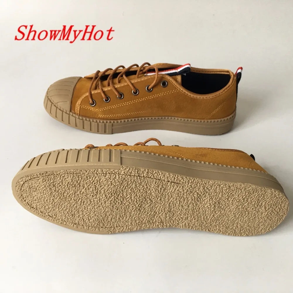 ShowMyHot Мужская дышащая обувь мужская удобная со шнуровкой из лакированной кожи |
