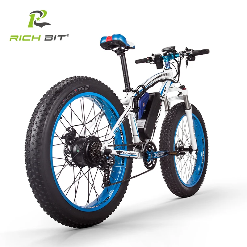 RichBit RT 012 Plus электровелосипед со светодиодным компьютером мощный снежный
