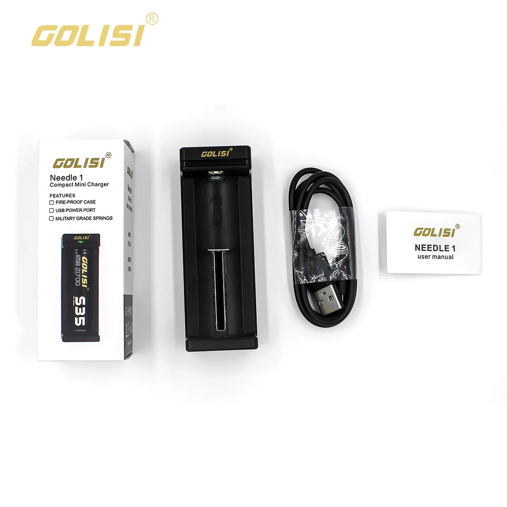 Golisi Needle1 Needle2 перезаряжаемые аккумуляторные зарядные устройства с USB портом