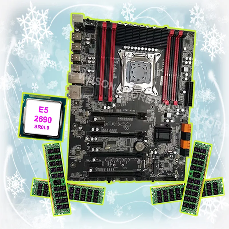 Купить лучшие скидки материнской подножка супер ATX X79 LGA2011 платы с Процессор Intel Xeon