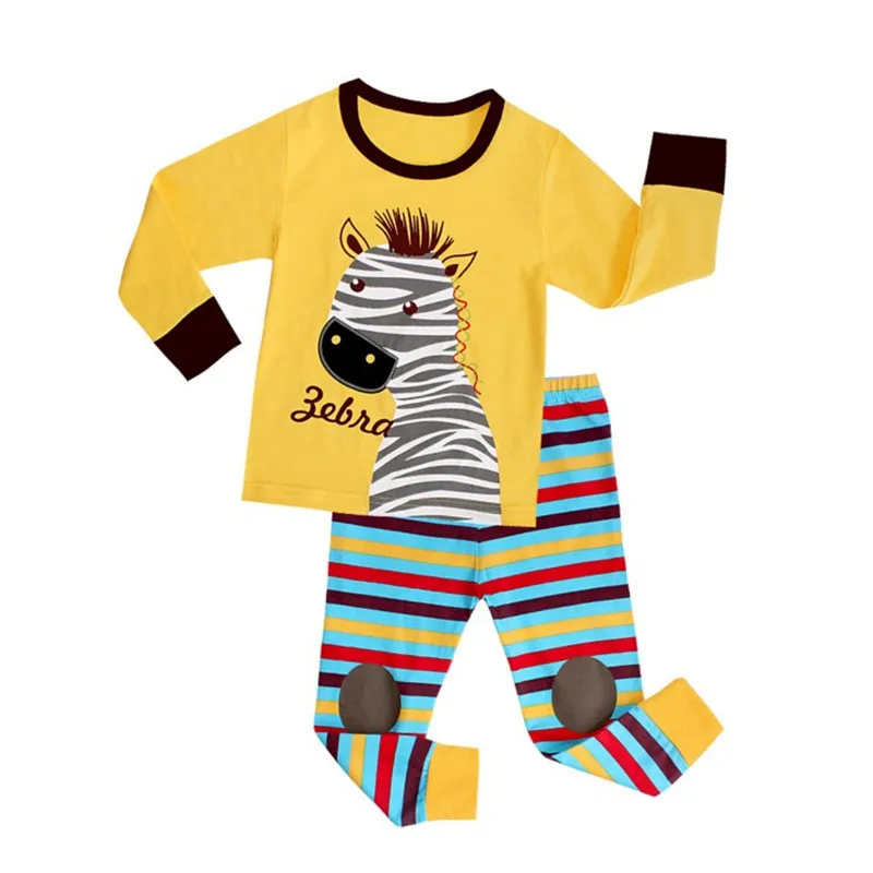 Новое поступление Детские пижамные комплекты для девочек и мальчиков брендовая