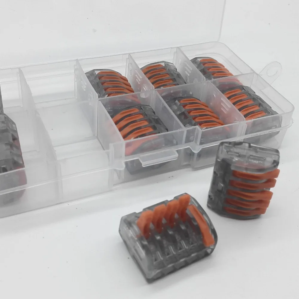 10 шт. прозрачные универсальные коннекторы для проводов 32 А|terminal block|block blockblock terminal