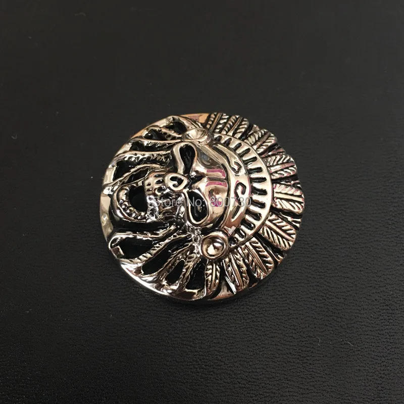 (KBM86) 10 шт. 1 3/8 дюйма (34 5 мм) главный Индеец Conchos Западный Конный инвентарь Tack Concho
