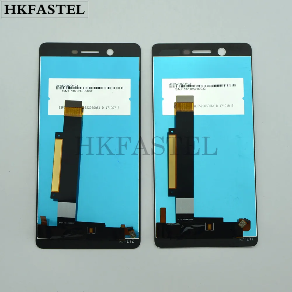 HKFASTEL Original LCD Screen Digitizer Display For Nokia 7 Nokia7 N7 Touch screen Repair Replacement + tools | Мобильные телефоны и