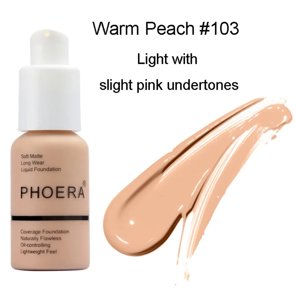 Foera Perfect Beauty Жидкий тональный крем для лица Мягкая матовая длинная одежда