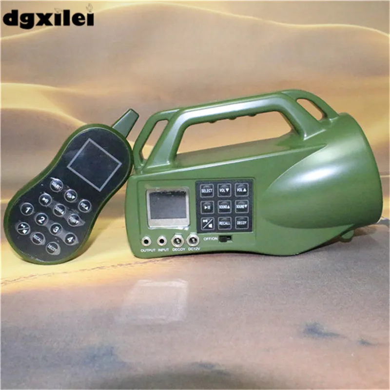 

Портативный Профессиональный 10 Вт динамик с дистанционным управлением звуковая машина Птица Охота mp3